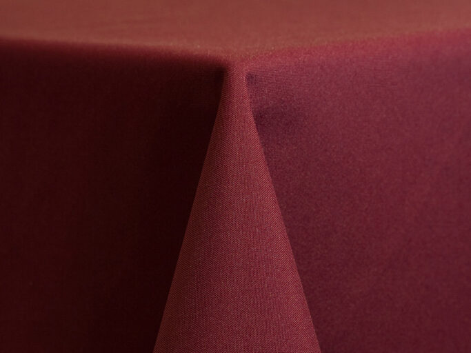 26 standard polyester burgundy
